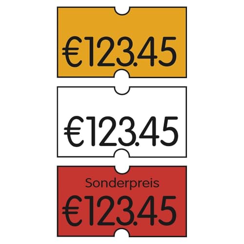 Rouleaux étiquettes 22 x 12 mm autocollantes pour étiqueteuse manuelle 70-36A-0-200