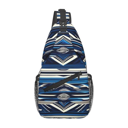 Mochila cruzada impermeable negra para deporte y trekking miniatura 1