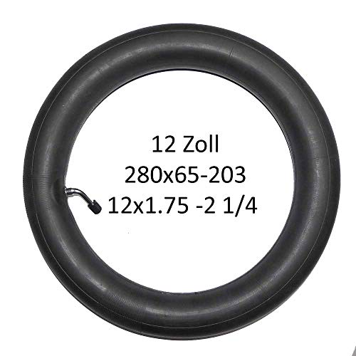 Bebetto-Kinderwagen 12 Zoll Schlauch - passend zu 280 x 65-203 mit Winkelventil Cover