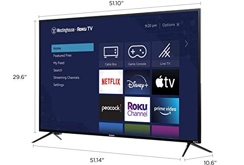 Westinghouse 58-Inch Class 4K 2160P Roku Smart Led Tv 60Hz Refresh Rate Compatible With Alexa & Google Assistant Wr58Ux4019 (Renewed) #TOP5