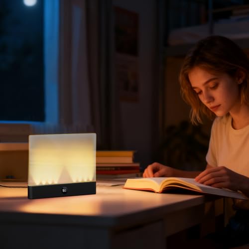 Lámpara LED para libros con brillo ajustable contra el cansancio ocular 3