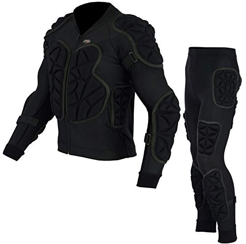 BODY ARMOUR CE MOTORBIKE/MOTORCYCLE/MOTOCROSS SKIING SKATING SNOW BOARD IMPACT PADDED SPINE GUARD PROTECTIVE SUIT (XS)