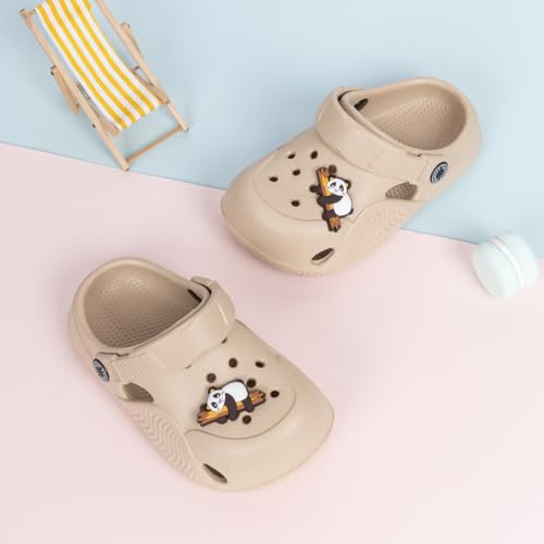 Image of Casazoe Toddler Boys Girls Cute Garden Clogs Kids Slip On Water Shoes EVA Lightweight Summer Slipper Slides Baby Comfort Sandals Children Outdoor Shower Beach Pool Play Shoes