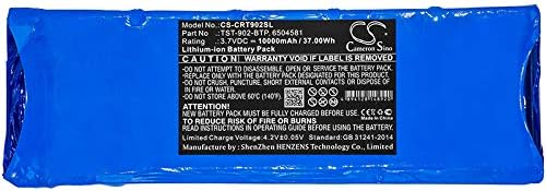 FITHOOD Battery Replacement for Crestron TST-902 6504581 BL1880F6835661S5PG9T TST-902-BTP (10000mAh/3.7V)