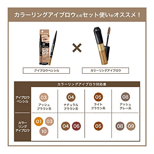 Heavy Rotation Brow Pencil 05 crayon sourcils marron clair mine fine maquillage yeux