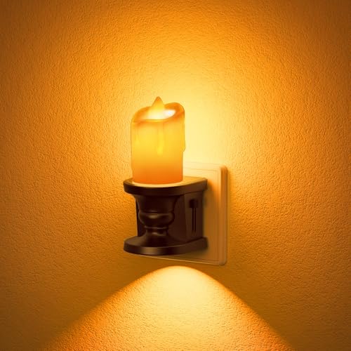 JandCase Nachtlicht, Vintage Nachtlicht Steckdose, Bernstein...