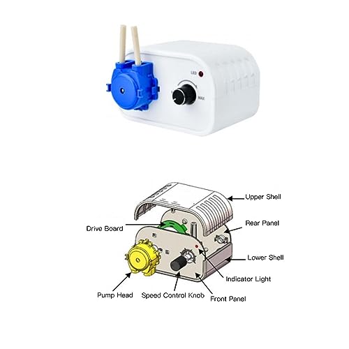 Bomba Peristáltica, 5W 100-240V Acessório de Bomba de Circulação Aplicação Ampla Fácil Instalação Fl