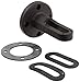 WERMA 975.840.86 Bracket for 2-Sided Mounting, Pa A3 x 2g5, Black