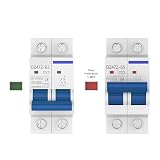 Wyłącznik automatyczny MCB 2P 10A 16A 20A 25A 32A 40A 50A 63A DZ47Z 500V / 1000V z montażem na szynie DIN, wyłącznik odcinający DC do fotowoltaiki słonecznej(2P 500 V,16A)