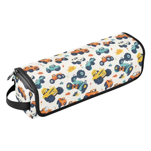 Bolsa de viaje resistente al calor Lovely Marble Monster Truck para herramientas de cabello, organizador portátil para planchas, rizadores y accesorios de cuidado capilar miniatura 1