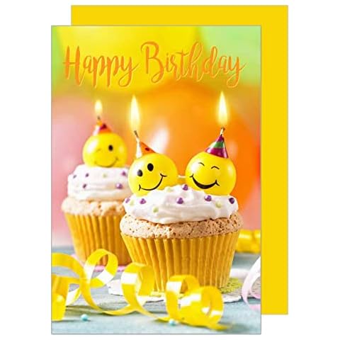 Edition Seidel Premium Birthday Card with Envelope Greeting Card Billet Birthday Happy Birthday Man Woman Single Sayings Card (G2780 SW022) Cover