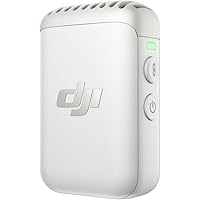 DJI Trasmettitore Mic 2 (Bianco perlato), microfono wireless con eliminazione intelligente del...