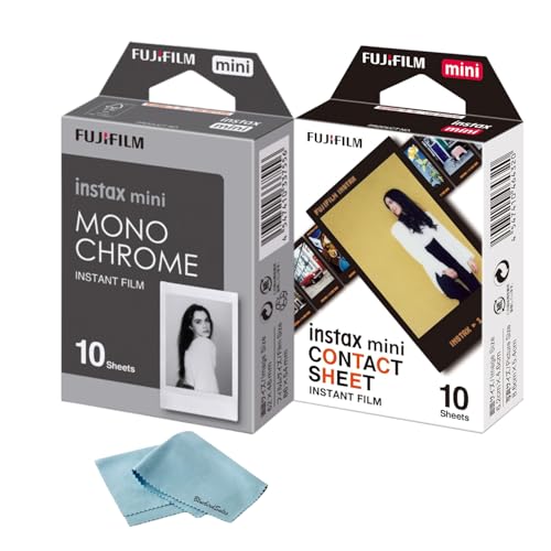 Fujifilm Instax Mini Film Combo with Cleaning Cloth