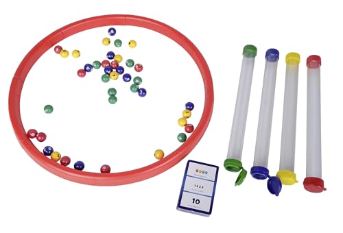 noris 606064480 Kugelblitz, das blitzschnelle Actionspiel mit Lerneffekt in verschiedenen Spielvarianten, ab 4 Jahren