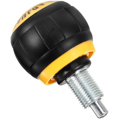 Healeved Pomo Giratorio Esférico de Repuesto para Bicicletas Estáticas Pasador de Resorte Ajustable Accesorio Compatible para Máquinas de Fitness Domésticas y Comerciales Color Negro y