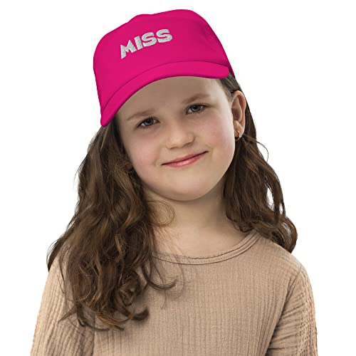 Casquette de baseball rose fushia pour enfants pour protéger du soleil avec un style graphique