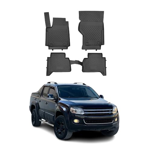 Tapis de sol VW Amarok en caoutchouc TPE premium pour une protection sur mesure