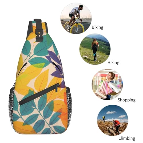Bolso cruzado multicolor para hombro y viaje miniatura 6