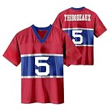 Kayvon Thibodeaux New York Giants Blue #5 NFL Kids Youth 4-20 Name and Number Throwback Player Jersey (14-16)