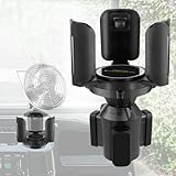 Roykaw Golf Cart Heater Holder Universal Propane Cup Holder, Fit 1lb Tank & Water Bottle, Adjustable Expandable Golf Cart Cup Holder Compatible with EZGO Club Car Yamaha, No Wobble