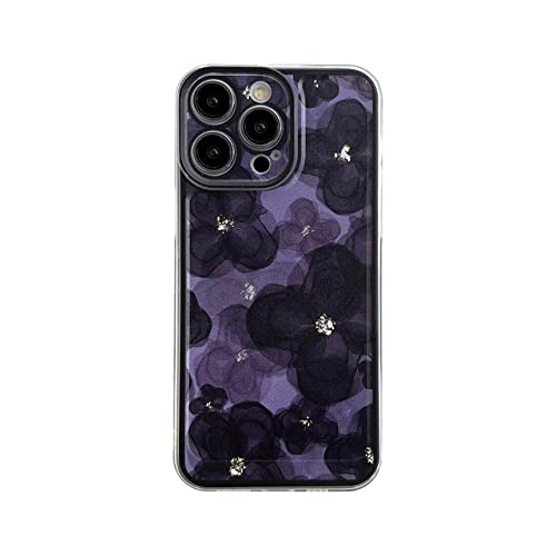 Coque Samsung Galaxy A32 5G et A53 Starp Fleur Violette antichoc en silicone