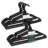 Parusia Percha de metal negro, 42 cm de ancho, 1 cm de grosor, inoxidable,...