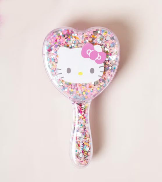Adorable Kitty Glow Glitter Hair Brush