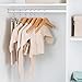 Nature Smile Kids Baby Children Toddler Wooden Shirt Coat Hangers with Notches and Anti-Rust Chrome Hook Pack of 20 (Natural)