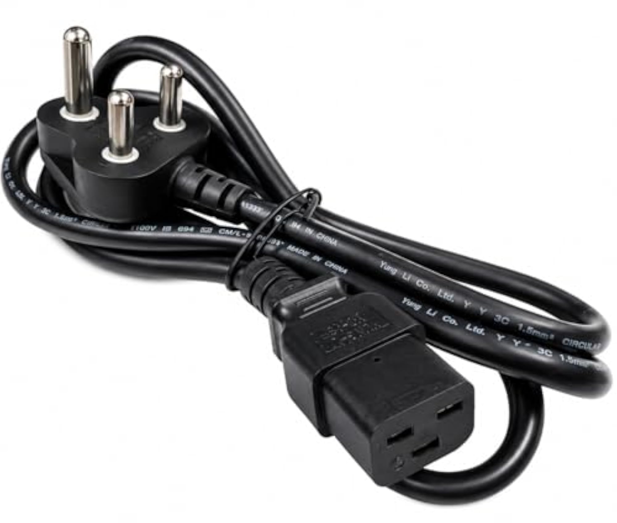 Server Power Cable 1.5 Sqmm 16A 250V Heavy Duty Pure Copper Cord