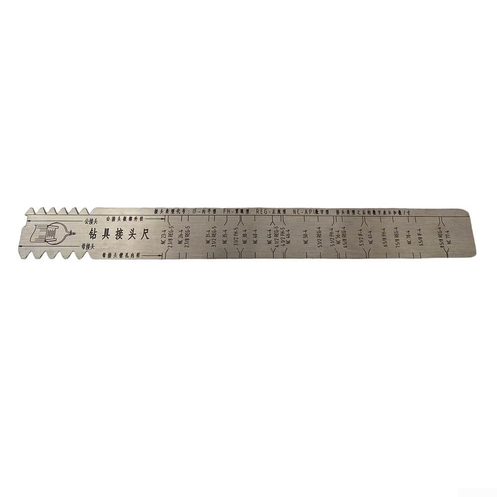 Calibre de perforación de acero inoxidable NC/REG/IF/FH 15 cm de precisión