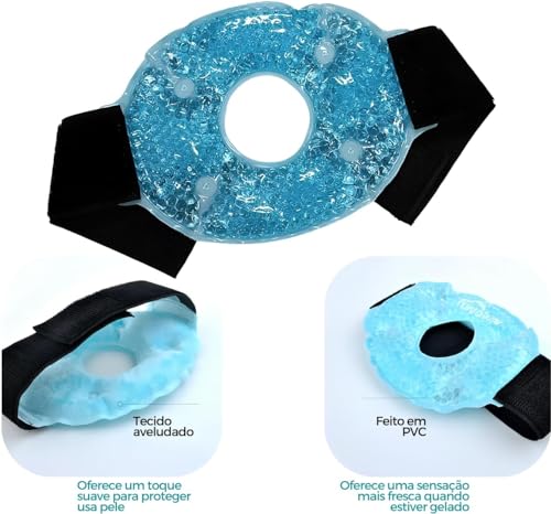Bolsa Compressa Térmica Gel Quente e Fria Joelho Cotovelo Articulações Comforto Relaxamento