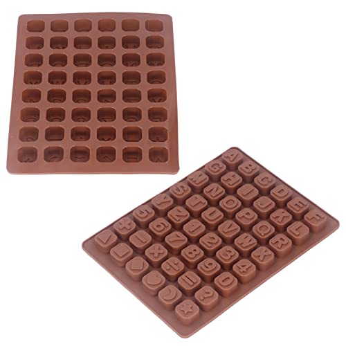 Demeras Molde de silicone para bolo, molde multifuncional para assar, 3 peças, seguro, 48 furos para
