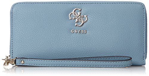 Preisvergleich Produktbild Guess Damen Slg Wallet Geldbörse, Blau (Sky), 2x10x21 centimeters