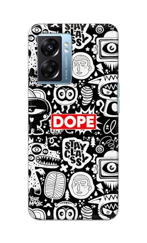 Image of Printed Hard Back Cover Case for Oppo A57 5G | Oppo A77 5G Back Cover (Mixed Cartoons) -1111