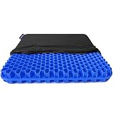 Gel Seat Cushion, Cooling Seat Cushion Extra Large Breathable Honeycomb Gel Cushion, Absorbs Pressur