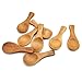 8Pcs Small Wooden Salt Spoon Solid Wood Condiments Spoon Handmade Honey Teaspoon Seasoning Sugar Coffee Tea Jam Mustard Ice Cream Milk