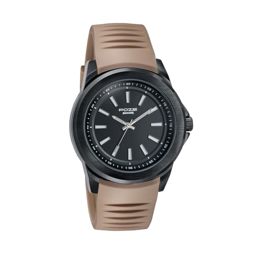 Image of Sonata Poze 9 with Quartz Analog with Silicon Strap Watch for Men