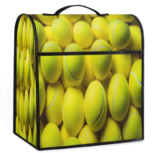 Coffee Maker Cover Tennis Pattern Kitchen Appliance Covers Small Appliance Covers Blender Cover Juicer Cover Dust Covers for Kitchen Appliances with Top Handle and Pockets,Washable,B416
