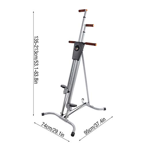 image for Ejoyous Vertical Climber, Folding Height Adjustable Exercise Climbing 