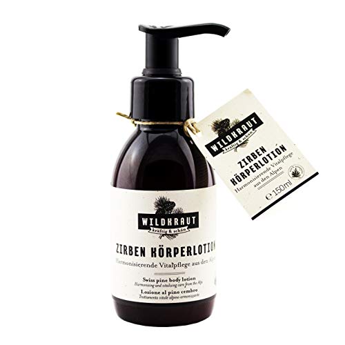 Preisvergleich Produktbild WILDKRAUT Zirben Körperlotion / Harmonisierende Vitalpflege / 100% natürlich / Handmade in Austria / 150ml