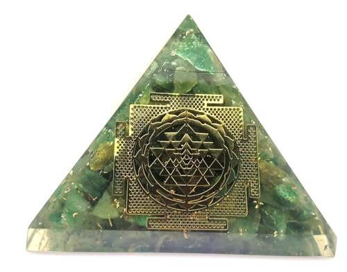 Image of Green Mica Pyramid |2-Inch|Healing Crystal Pyramid for Emotional Balance, Growth, and Spiritual Healing|Perfect for Meditation and Dcor