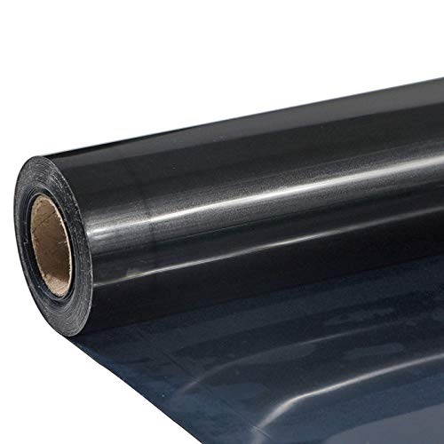 TUMIYA Black Heat Transfer Vinyl HTV Rolls, 12