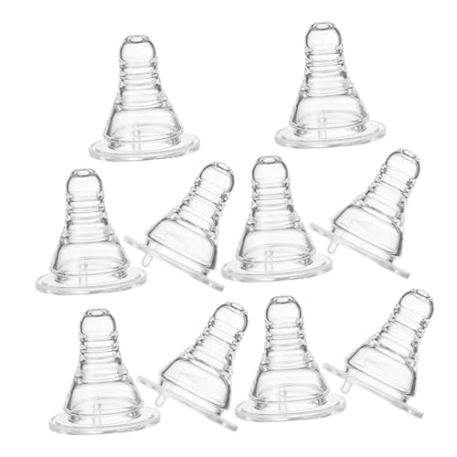 CORHAD 10pcs Food-grade Silicone Beer Bottle Nipple Caps Easy-attach Drink Accessories for Adult Party Gatherings and Shower Favors