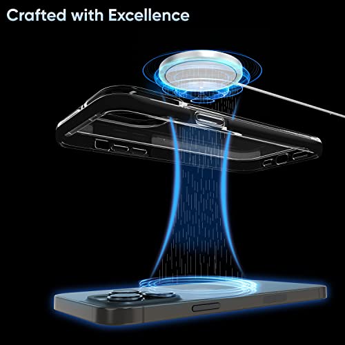 Image of eller sante Guard Series for iPhone 14 Pro Case Cover, 10 Feet Drop Protection, Shockproof, Scratch Resistant, Slim, Thin Compatible with iPhone 14 Pro Back Cover - Black