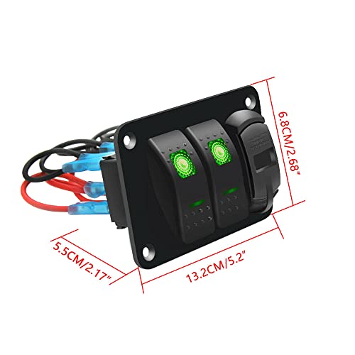 Panneau de commande 2 voies Riloer pour résoudre le manque de prises USB - 2