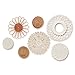 MeraMera Rattan Wall Decor ,Rattan Flower Wall Basket Decor Set of 7,Boho Wall Decor,Basket Wall Decor,Rattan Decor Diameter from 13.8