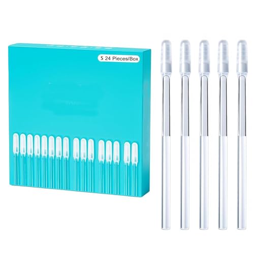 Gzadii Lot de 24 outils de retrait de cérumen autocollants réutilisables, sans danger pour les oreilles, pour adultes,