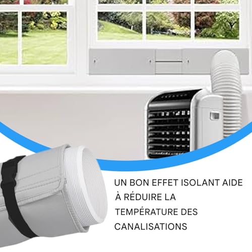 Isolation tuyau climatiseur portable protection ventilation