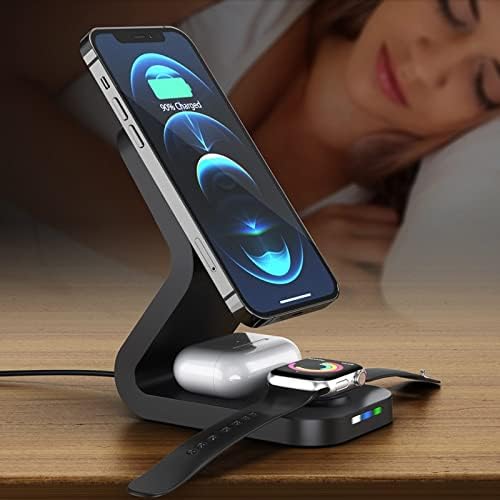 zsedp 15w charger 3 in 1 for mobile phone watch headset fast charging station dock