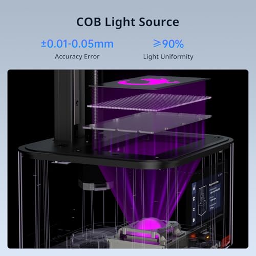 ANYCUBIC Photon Mono 4 Ultra 10K Resin 3D Printer, 7'' HD Mono Screen and COB Light Source, 120mm/h Fast Printing, Intelligent Detection, 6.04''x3.42''x 6.49'' Printing Size